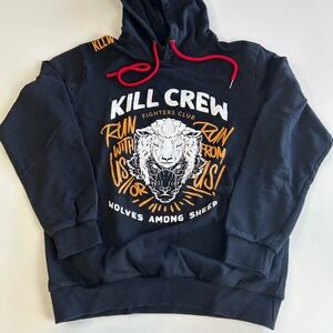 Kill Crew Porrada Series Wolves Among Sheep Hoodie Black Mens Medium